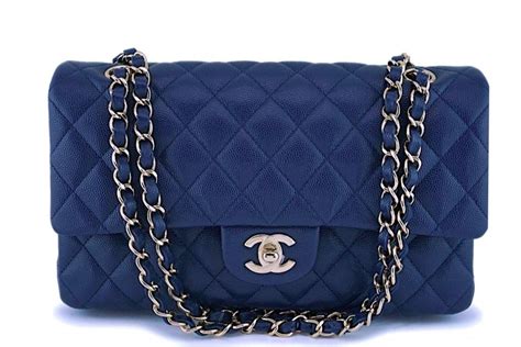 chanel flap navy blue|chanel flap bags.